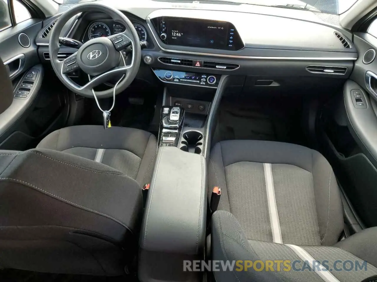 8 fotografías del automóvil dañado KMHL64JA2PA322360 HYUNDAI SONATA 2023
