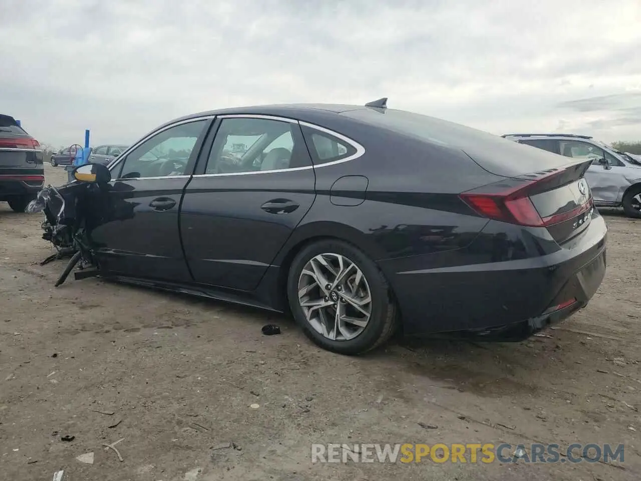 2 fotografías del automóvil dañado KMHL64JA2PA323217 HYUNDAI SONATA 2023
