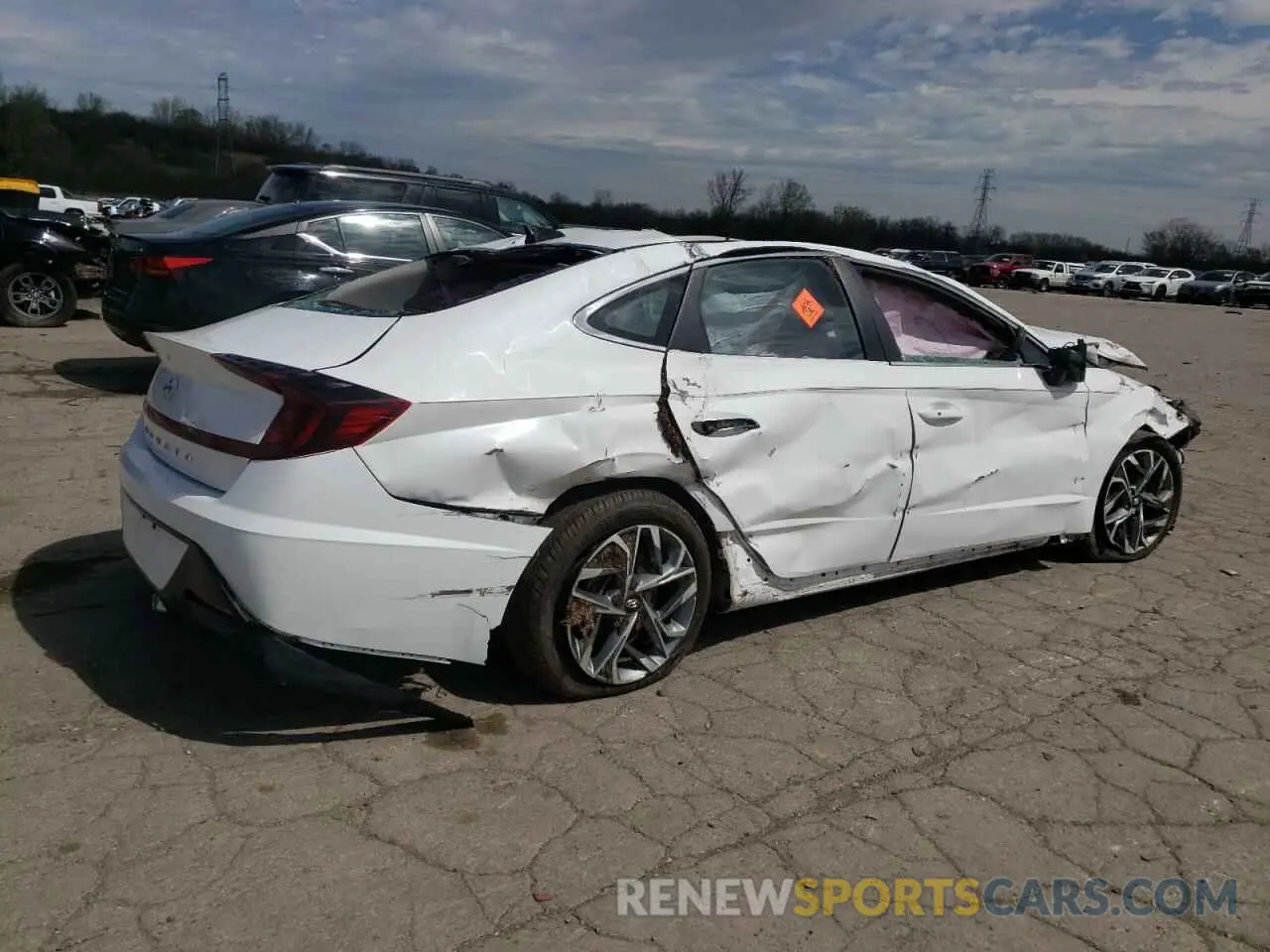 3 fotografías del automóvil dañado KMHL64JA3PA255056 HYUNDAI SONATA 2023