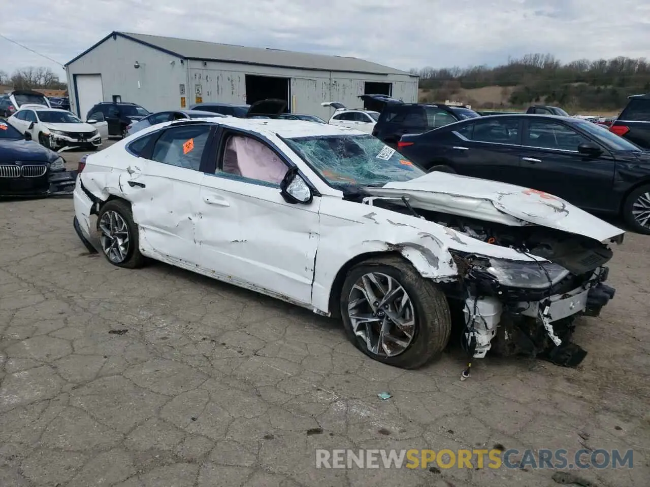 4 fotografías del automóvil dañado KMHL64JA3PA255056 HYUNDAI SONATA 2023