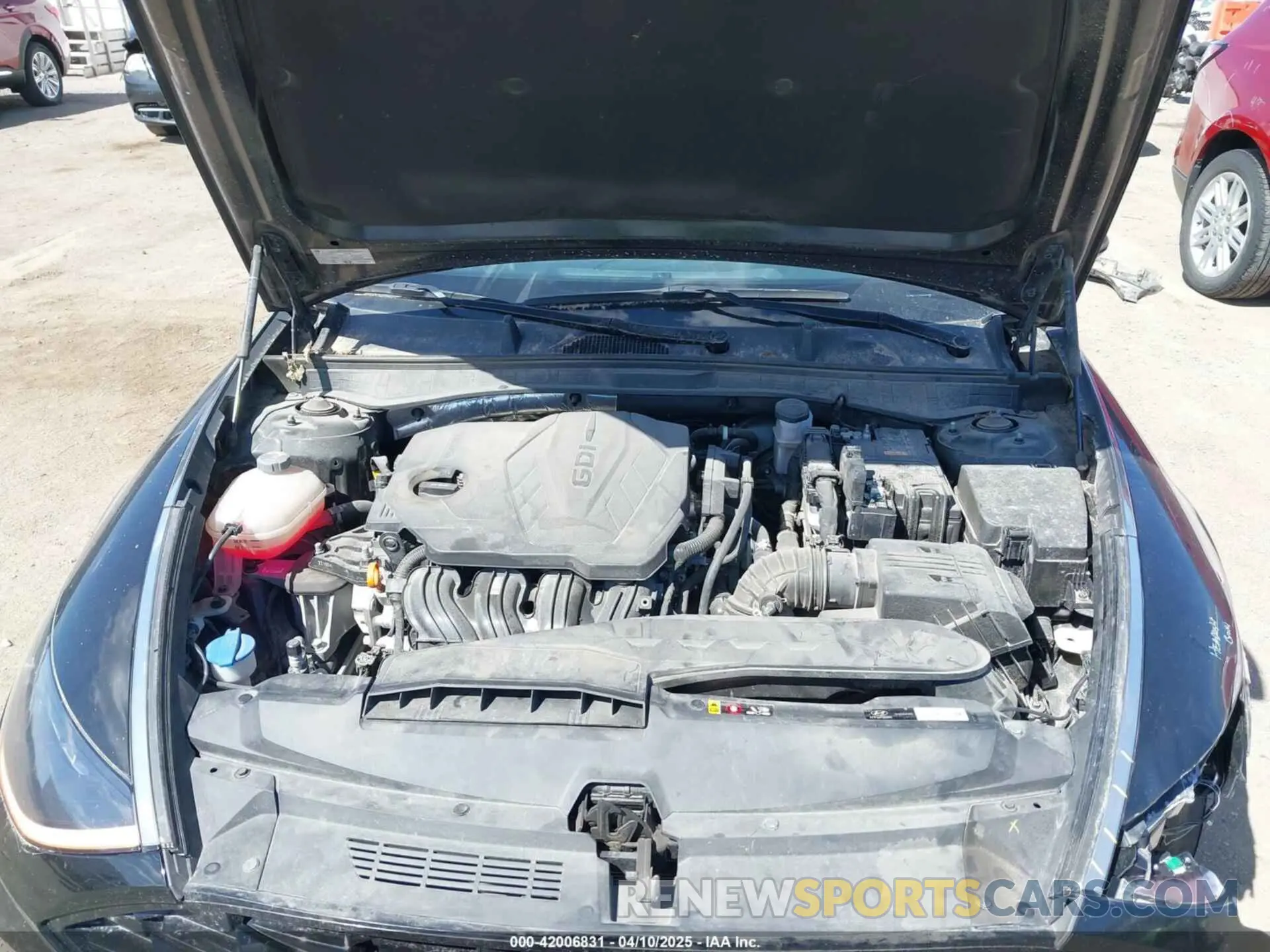 10 fotografías del automóvil dañado KMHL64JA3PA282175 HYUNDAI SONATA 2023
