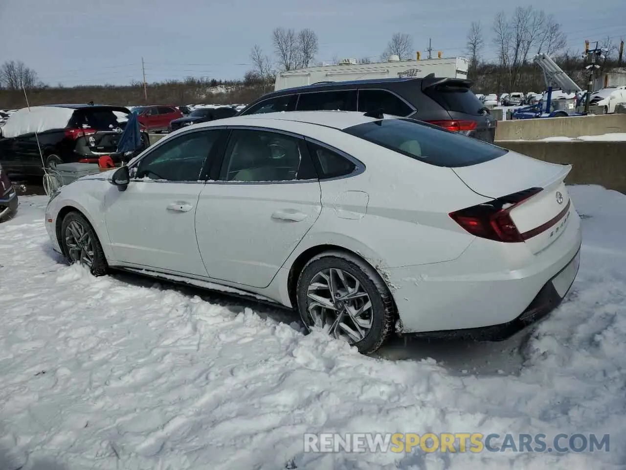 2 fotografías del automóvil dañado KMHL64JA3PA287800 HYUNDAI SONATA 2023