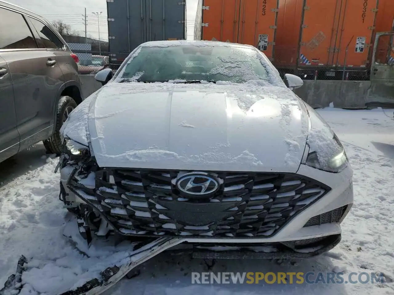 5 fotografías del automóvil dañado KMHL64JA3PA287800 HYUNDAI SONATA 2023