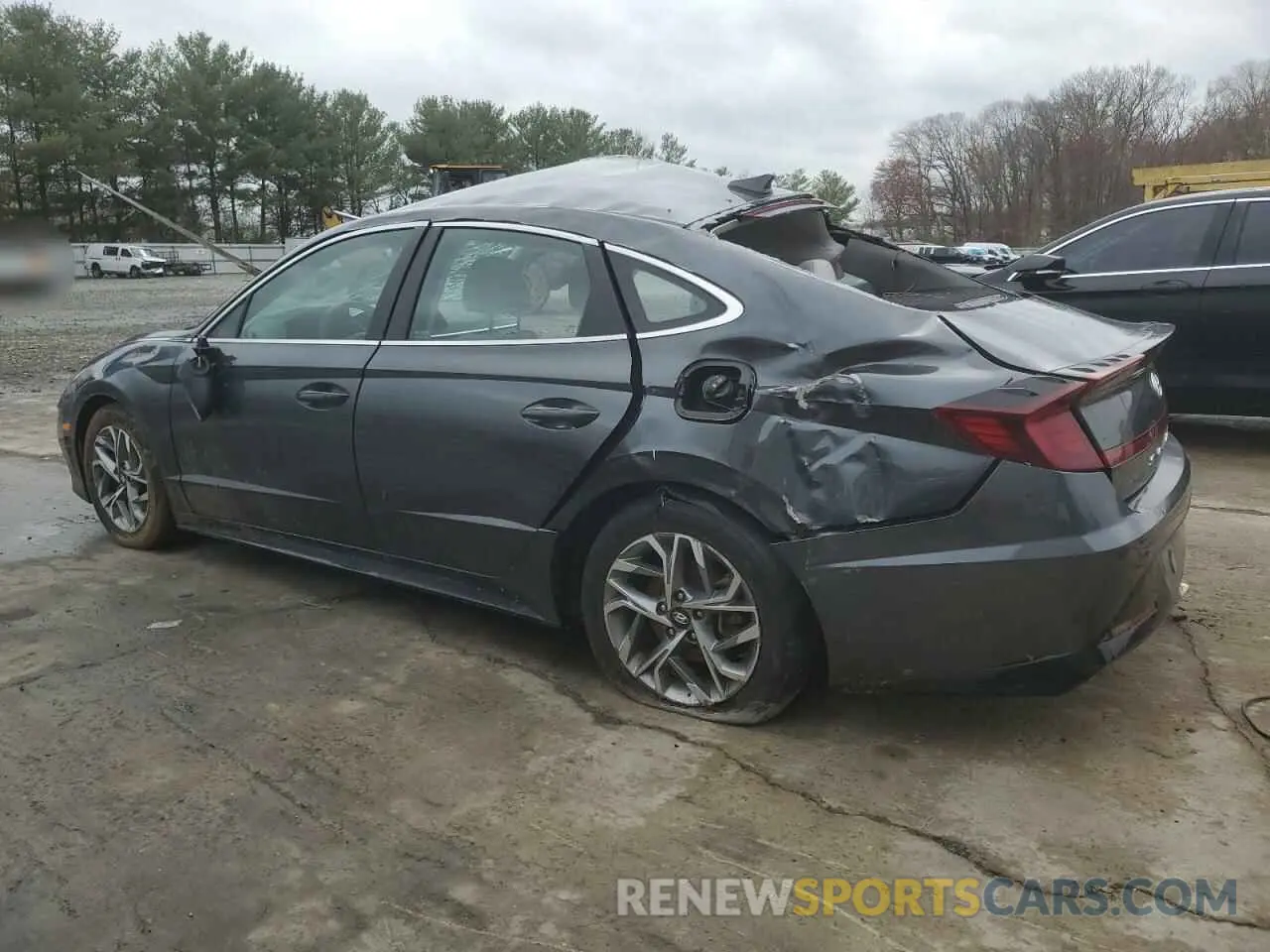 2 fotografías del automóvil dañado KMHL64JA3PA322870 HYUNDAI SONATA 2023