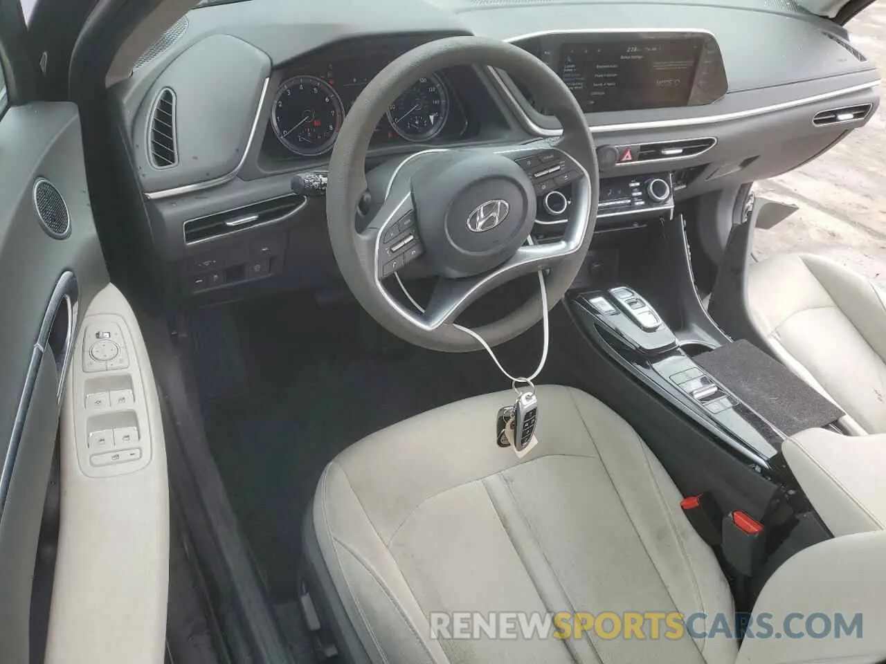 8 fotografías del automóvil dañado KMHL64JA3PA322870 HYUNDAI SONATA 2023