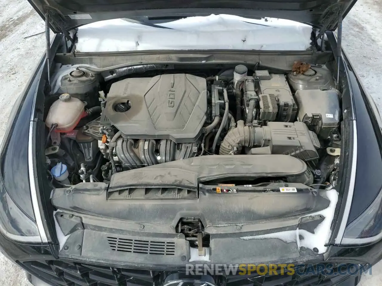 11 fotografías del automóvil dañado KMHL64JA4PA274165 HYUNDAI SONATA 2023