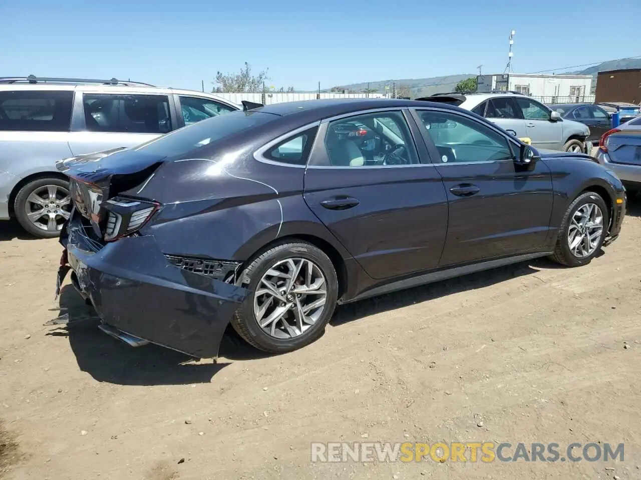 3 fotografías del automóvil dañado KMHL64JA4PA293900 HYUNDAI SONATA 2023