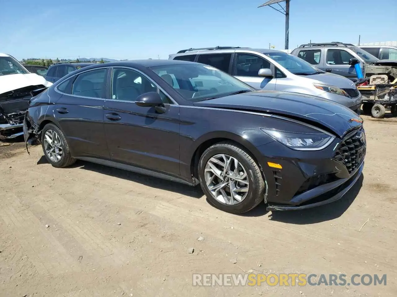 4 fotografías del automóvil dañado KMHL64JA4PA293900 HYUNDAI SONATA 2023