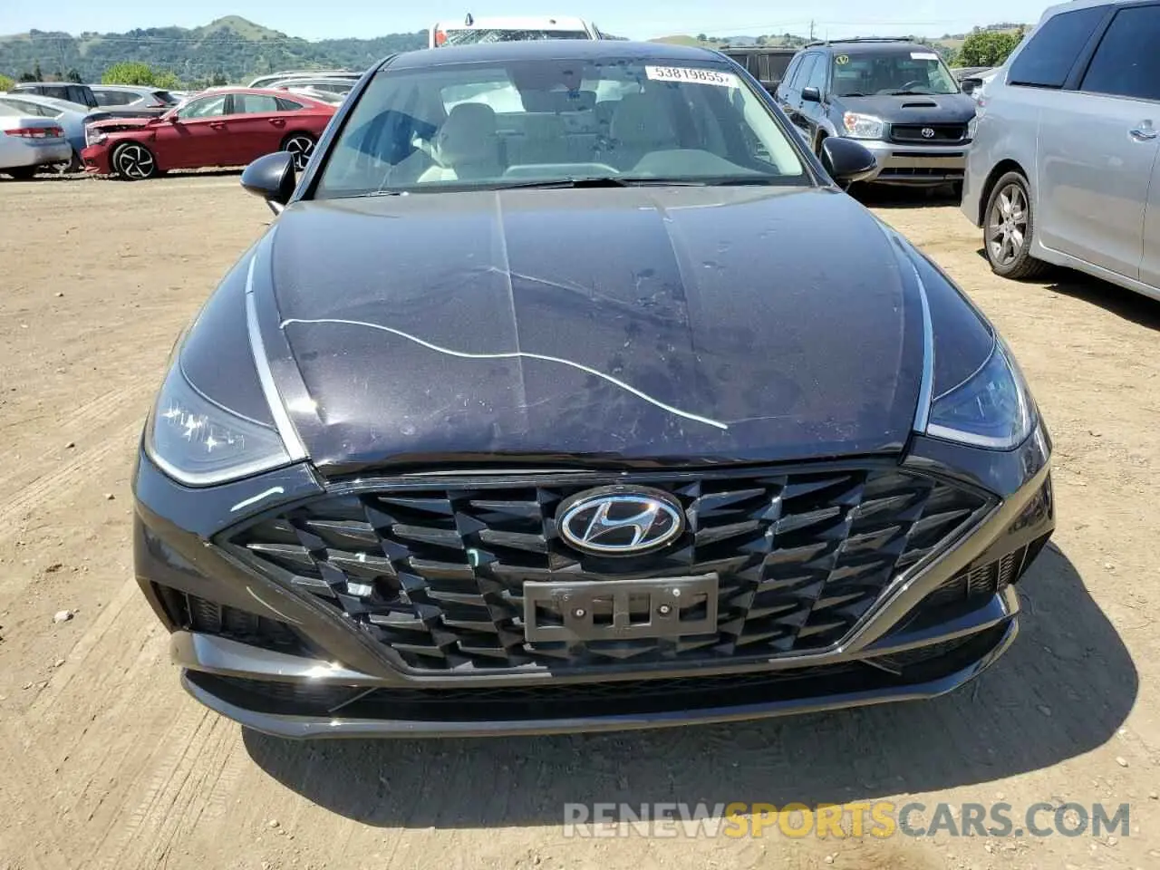 5 fotografías del automóvil dañado KMHL64JA4PA293900 HYUNDAI SONATA 2023