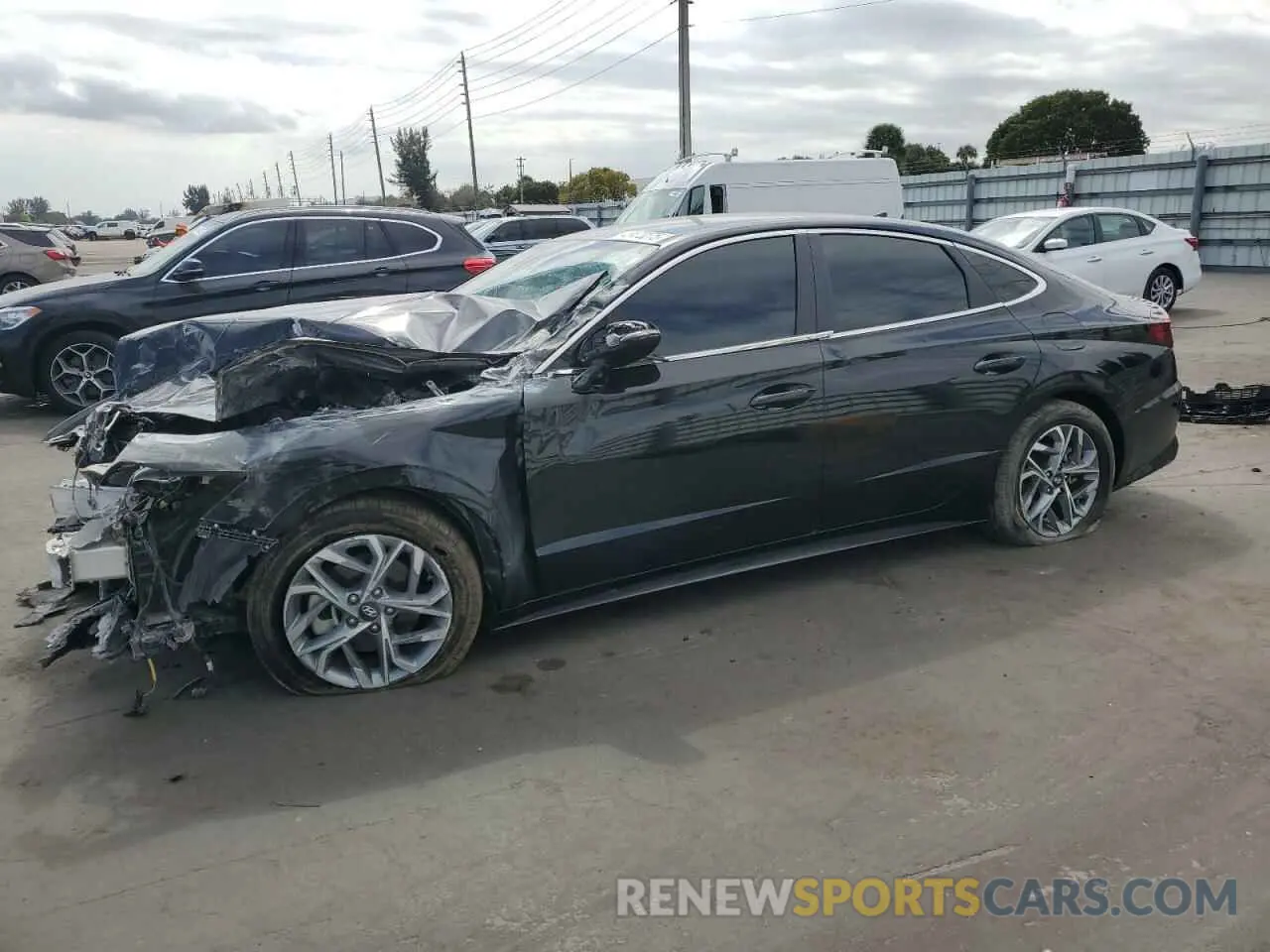 1 fotografías del automóvil dañado KMHL64JA4PA320755 HYUNDAI SONATA 2023