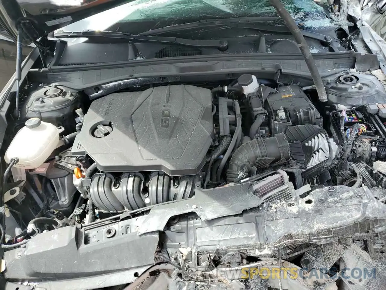 13 fotografías del automóvil dañado KMHL64JA4PA320755 HYUNDAI SONATA 2023