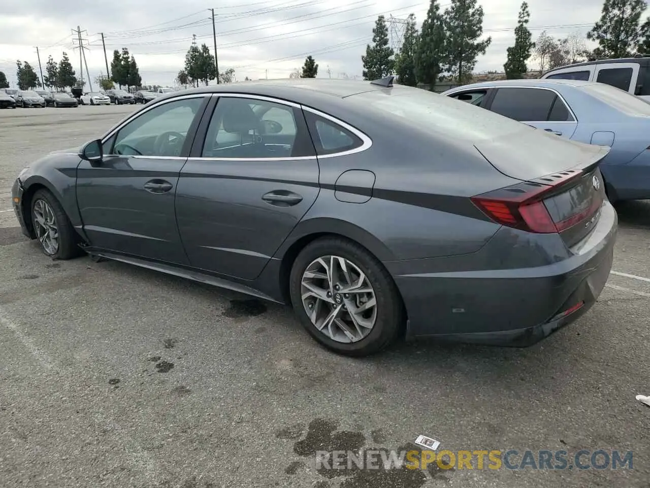 2 fotografías del automóvil dañado KMHL64JA5PA260940 HYUNDAI SONATA 2023