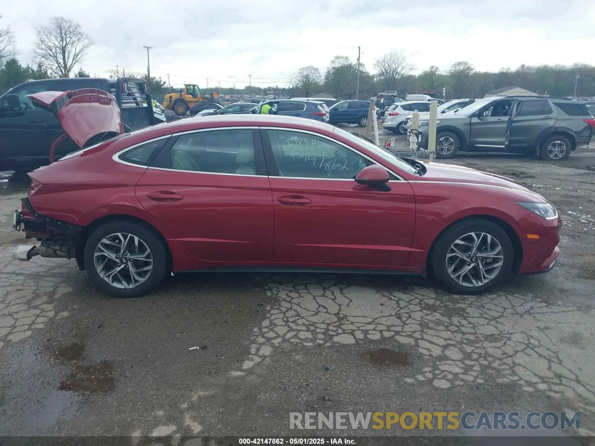 14 fotografías del automóvil dañado KMHL64JA5PA266303 HYUNDAI SONATA 2023