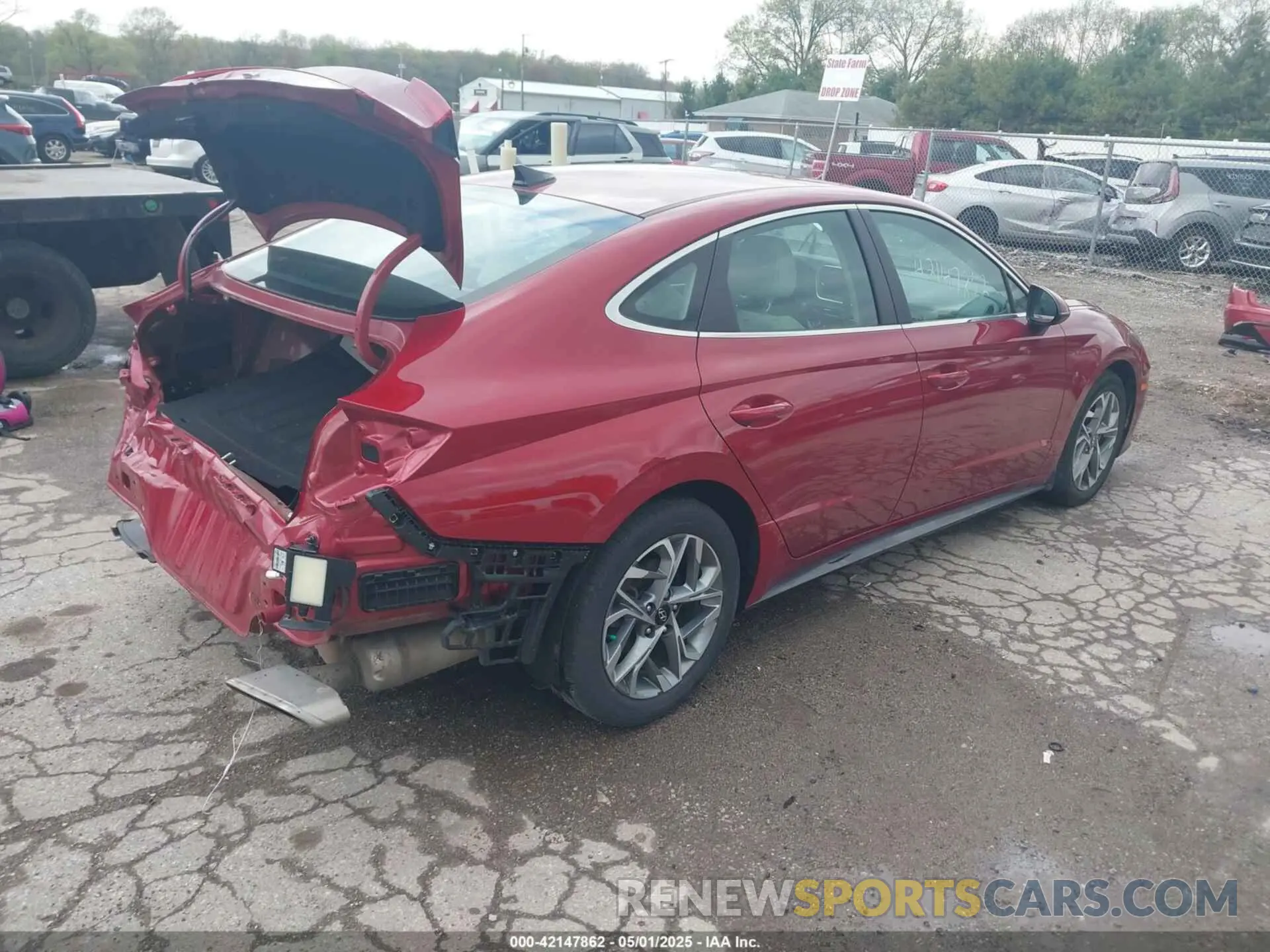 4 fotografías del automóvil dañado KMHL64JA5PA266303 HYUNDAI SONATA 2023