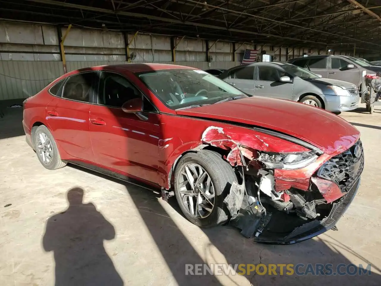 4 fotografías del automóvil dañado KMHL64JA6PA305111 HYUNDAI SONATA 2023