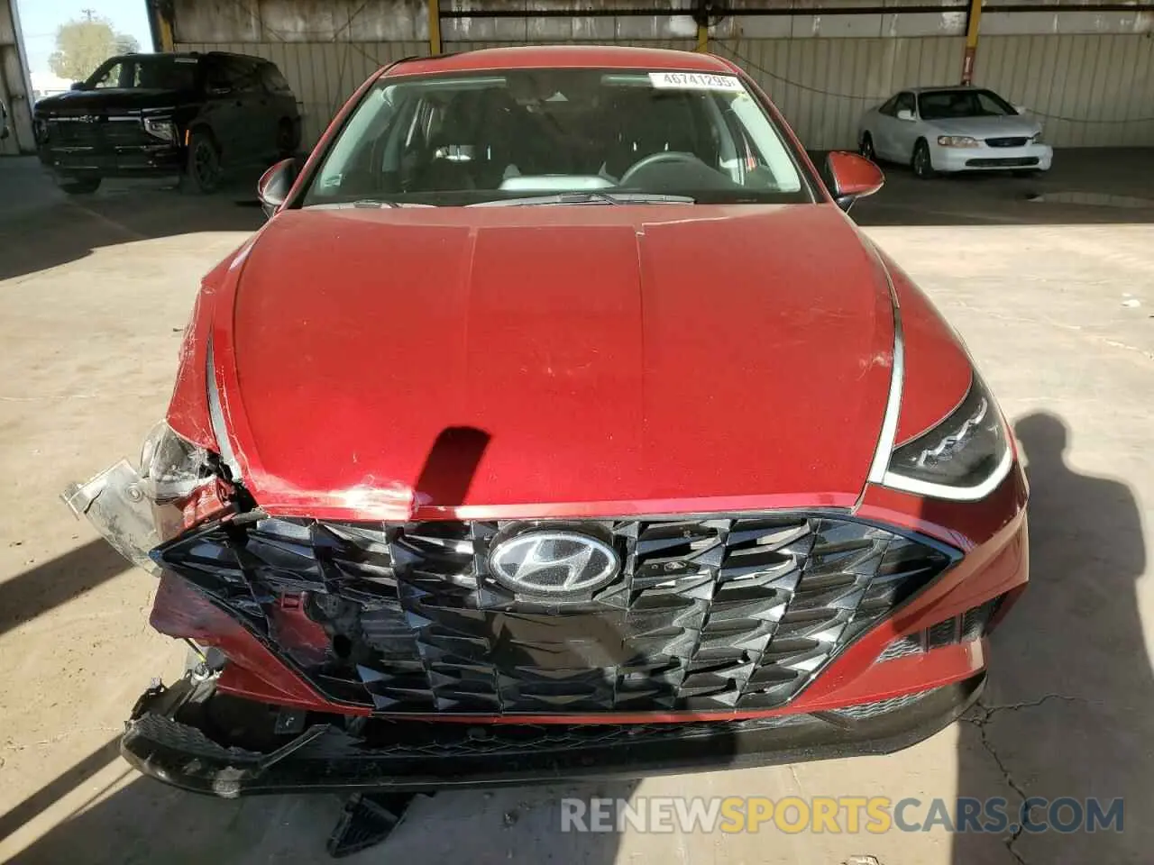 5 fotografías del automóvil dañado KMHL64JA6PA305111 HYUNDAI SONATA 2023