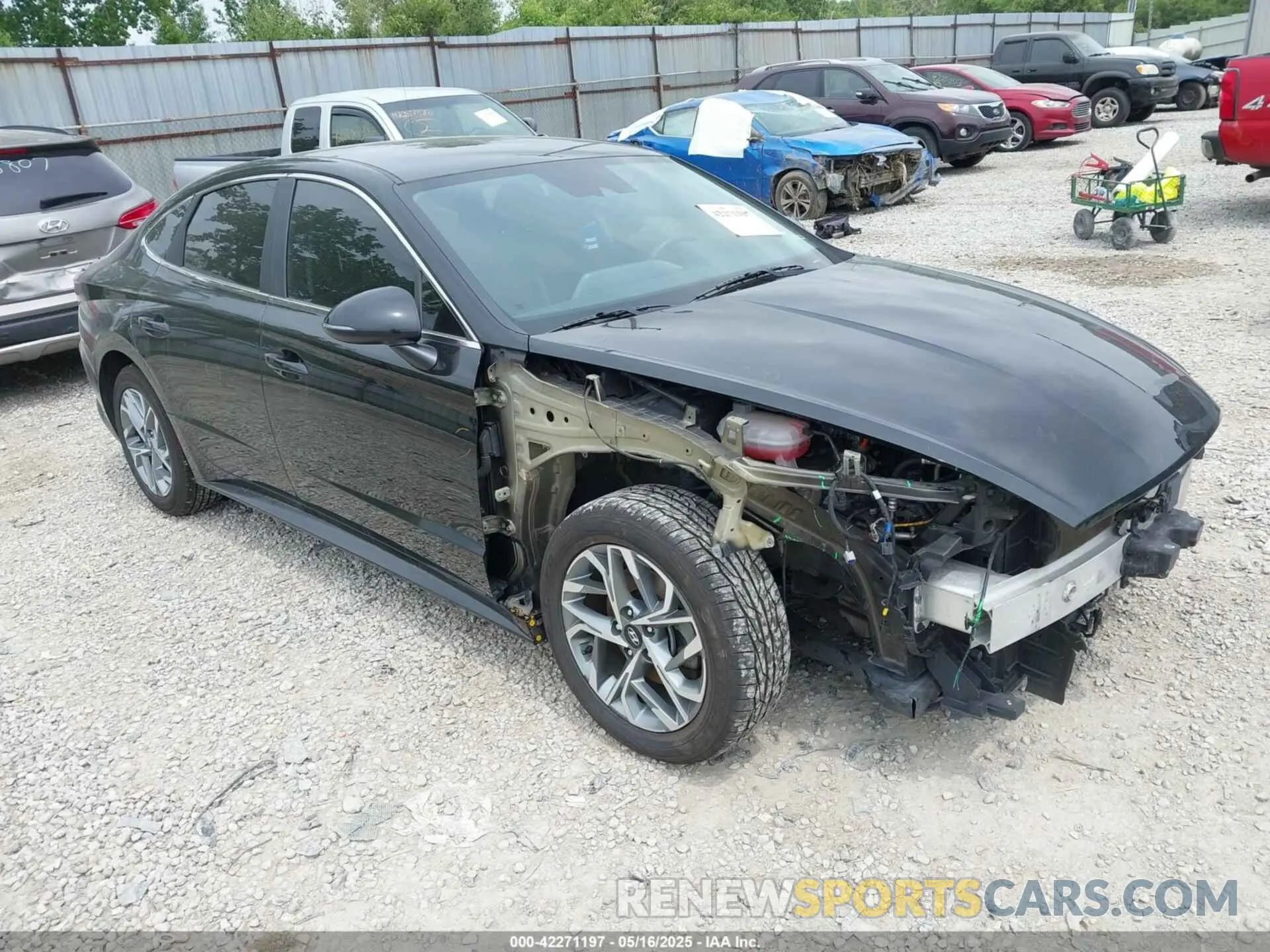 1 fotografías del automóvil dañado KMHL64JA7PA257036 HYUNDAI SONATA 2023