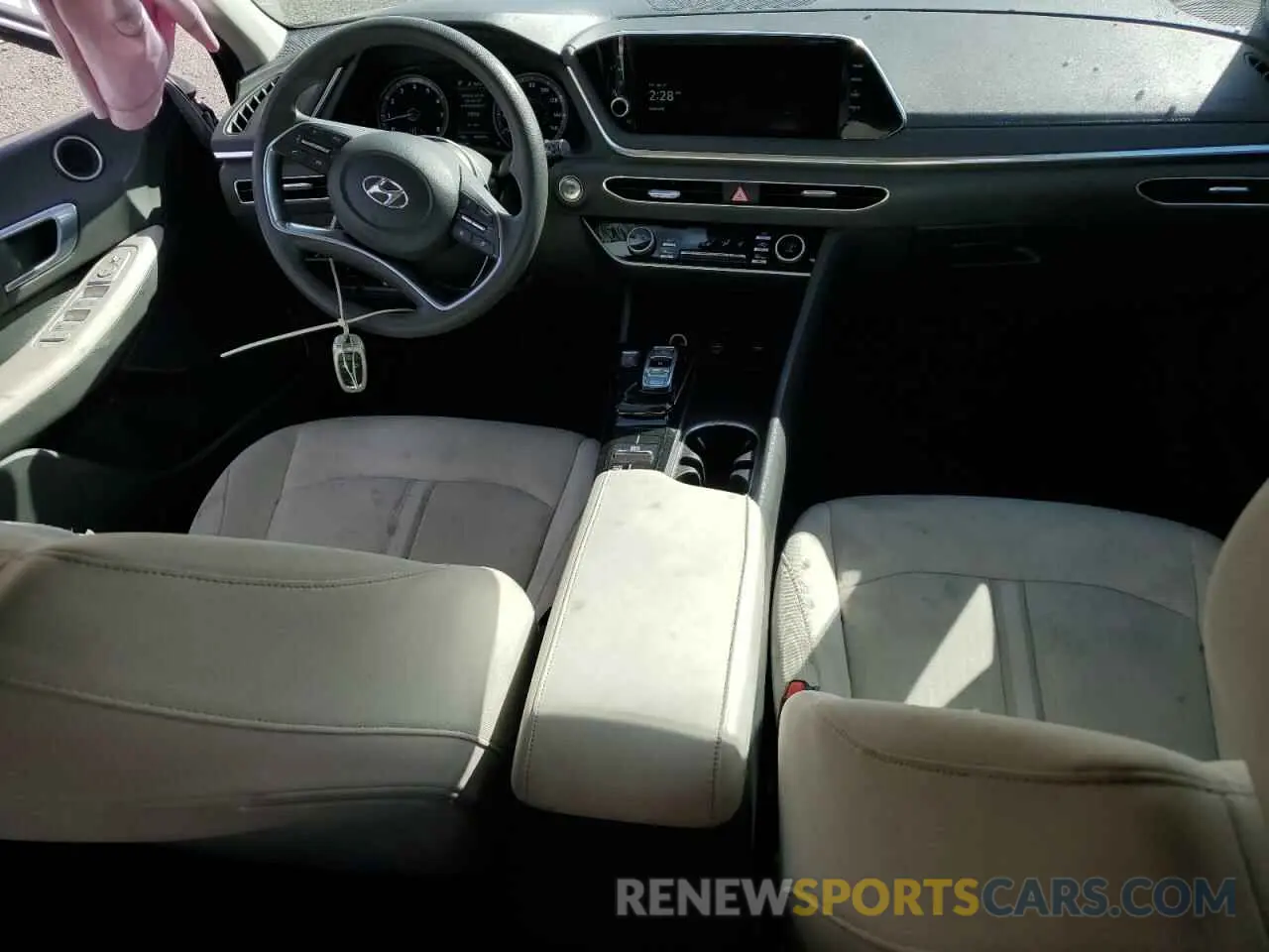 8 fotografías del automóvil dañado KMHL64JA7PA289355 HYUNDAI SONATA 2023