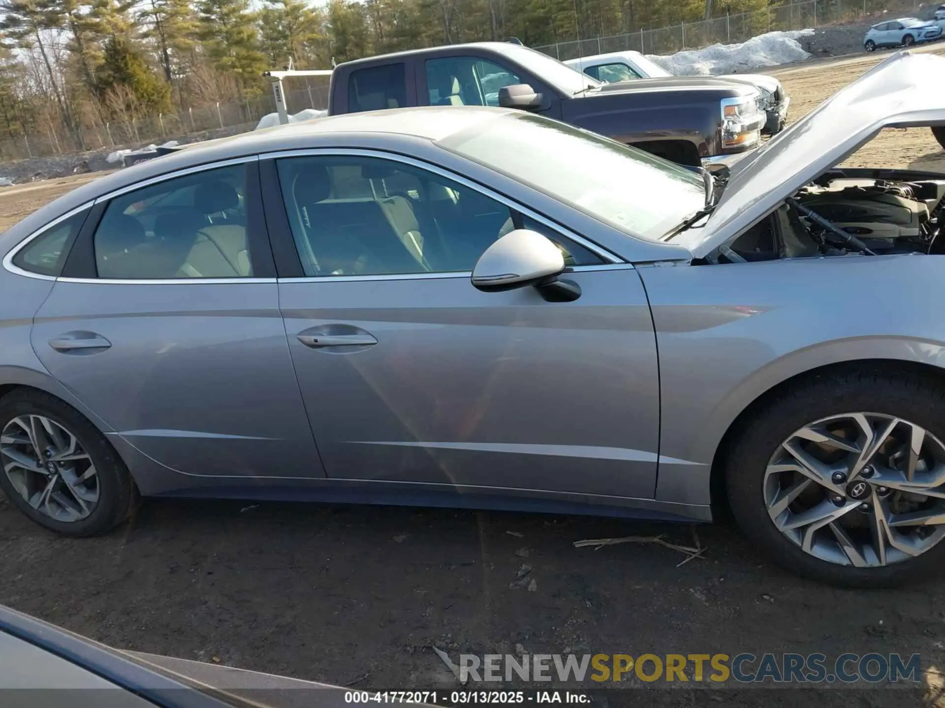 14 fotografías del automóvil dañado KMHL64JA7PA326162 HYUNDAI SONATA 2023
