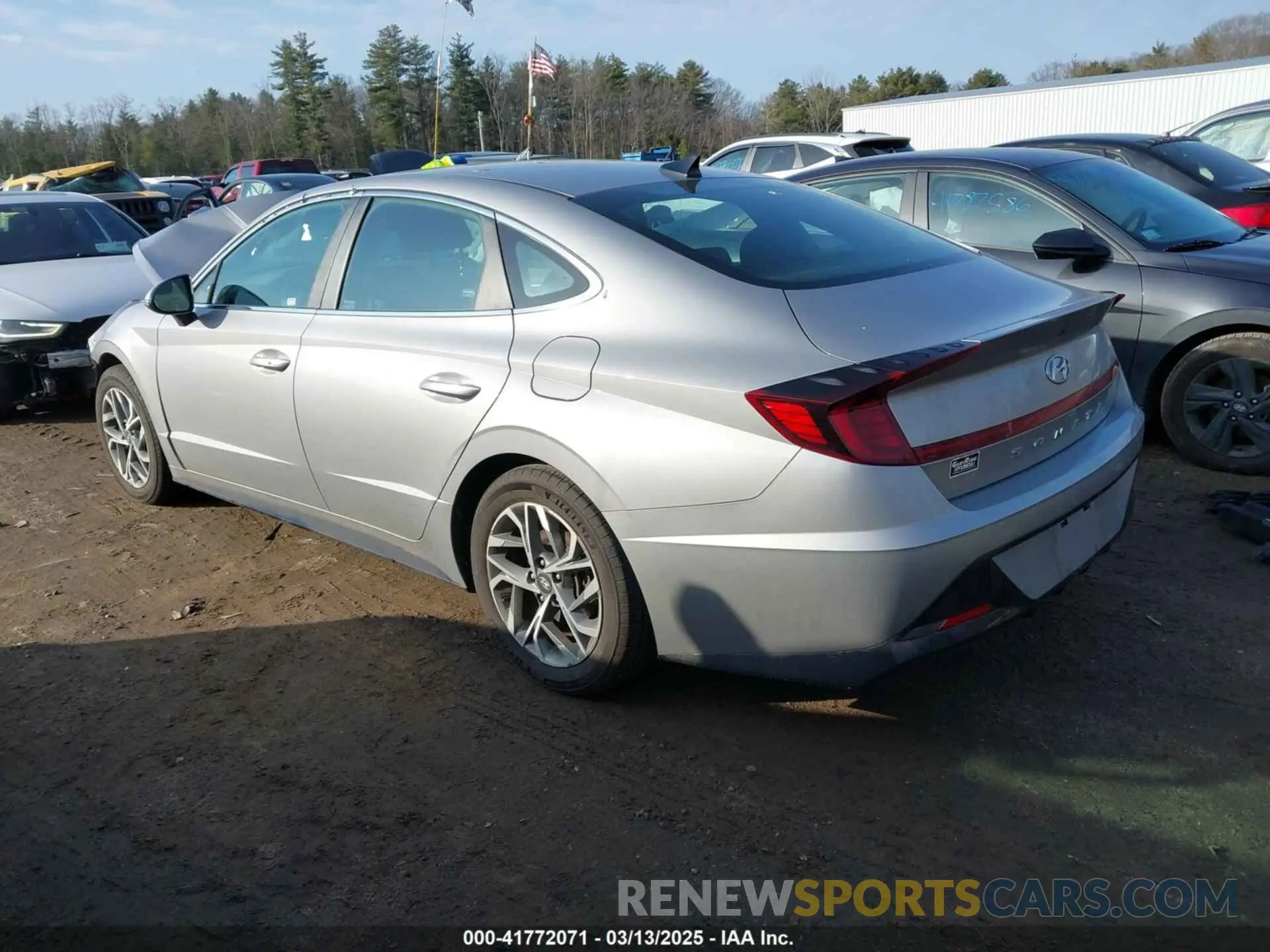 3 fotografías del automóvil dañado KMHL64JA7PA326162 HYUNDAI SONATA 2023