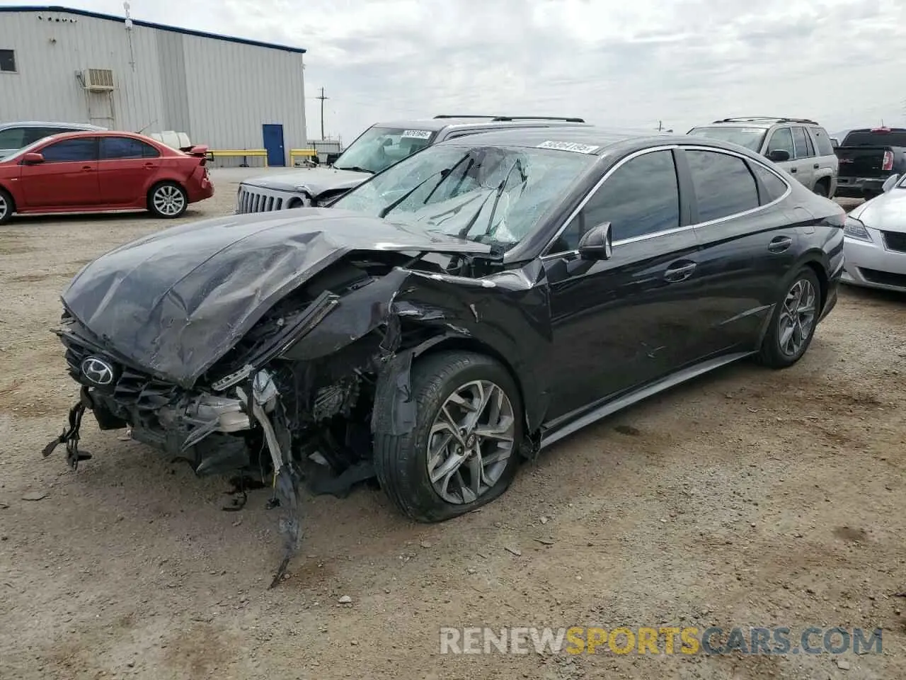 1 fotografías del automóvil dañado KMHL64JA7PA329420 HYUNDAI SONATA 2023