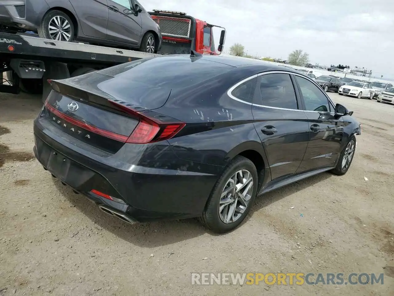 3 fotografías del automóvil dañado KMHL64JA7PA329420 HYUNDAI SONATA 2023