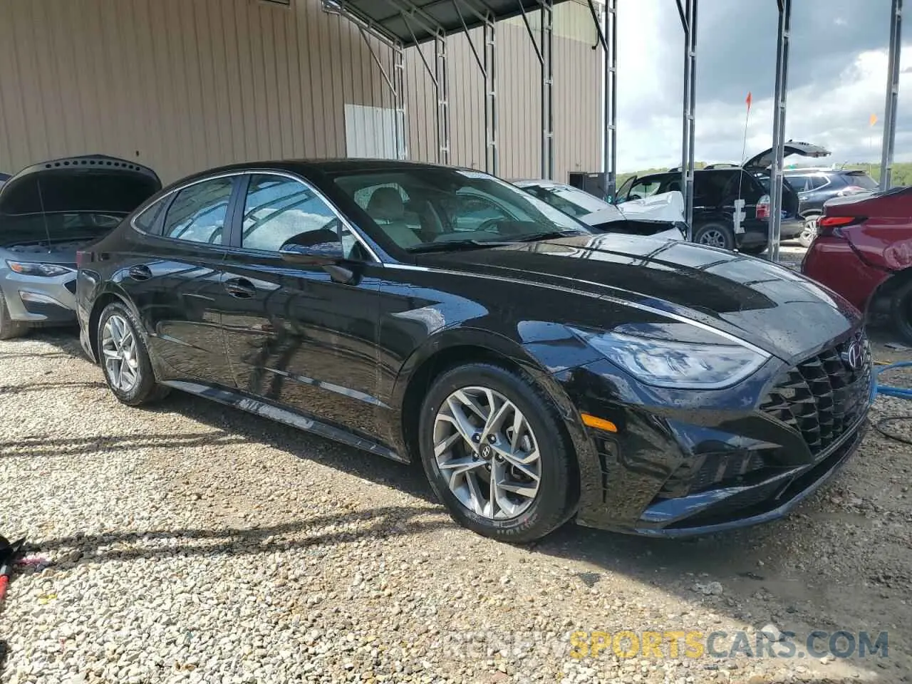 4 fotografías del automóvil dañado KMHL64JA8PA254940 HYUNDAI SONATA 2023