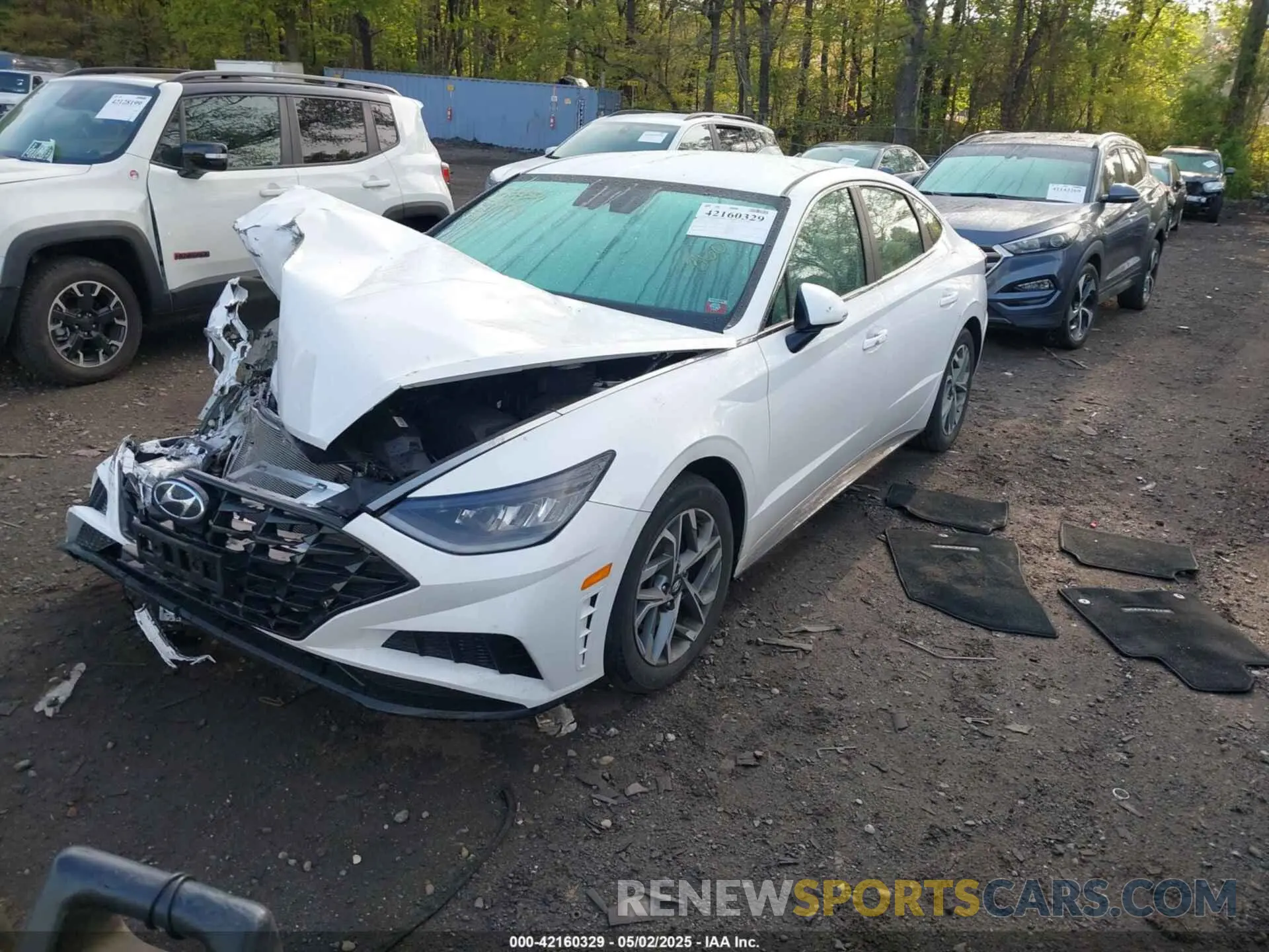 2 fotografías del automóvil dañado KMHL64JA8PA255960 HYUNDAI SONATA 2023