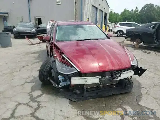 13 fotografías del automóvil dañado KMHL64JA8PA320712 HYUNDAI SONATA 2023