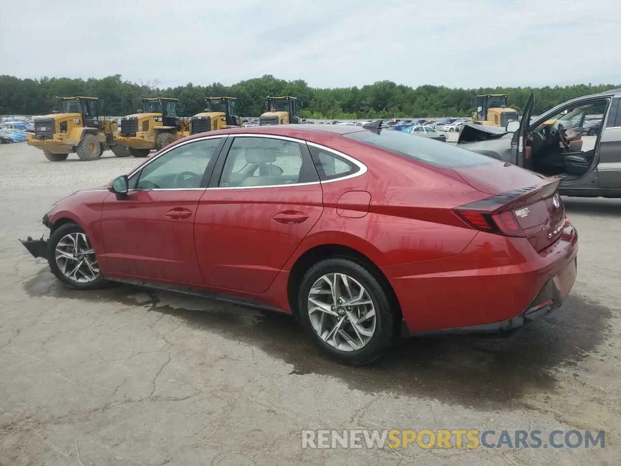 2 fotografías del automóvil dañado KMHL64JA8PA320712 HYUNDAI SONATA 2023