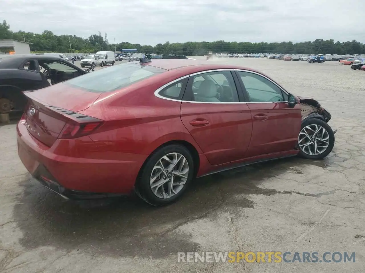 3 fotografías del automóvil dañado KMHL64JA8PA320712 HYUNDAI SONATA 2023