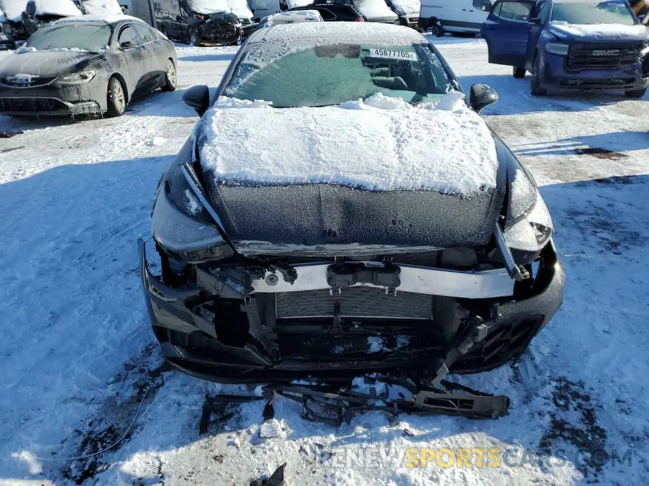 5 fotografías del automóvil dañado KMHL64JA9PA260441 HYUNDAI SONATA 2023