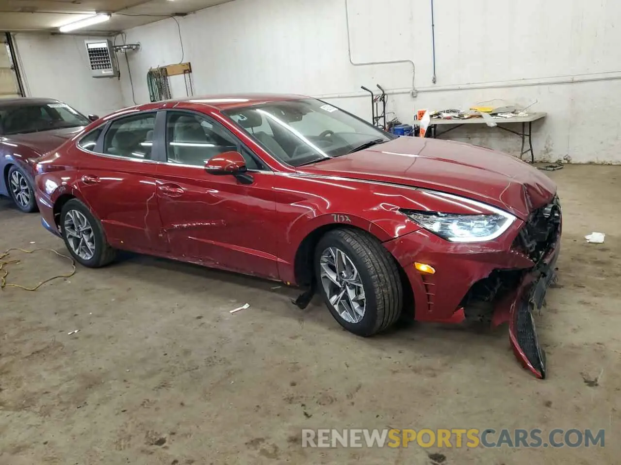 4 fotografías del automóvil dañado KMHL64JA9PA324087 HYUNDAI SONATA 2023