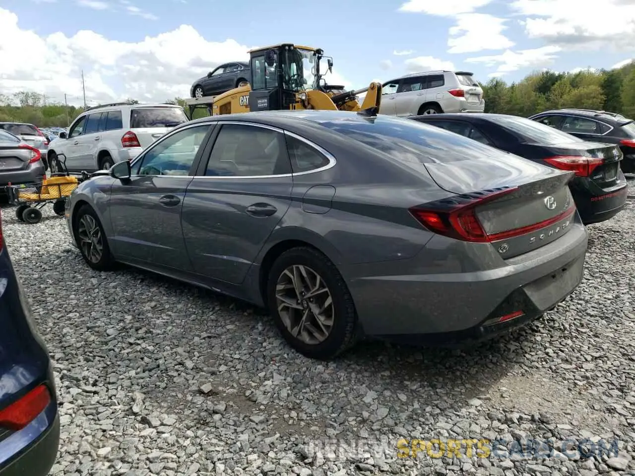 2 fotografías del automóvil dañado KMHL64JAXPA251974 HYUNDAI SONATA 2023