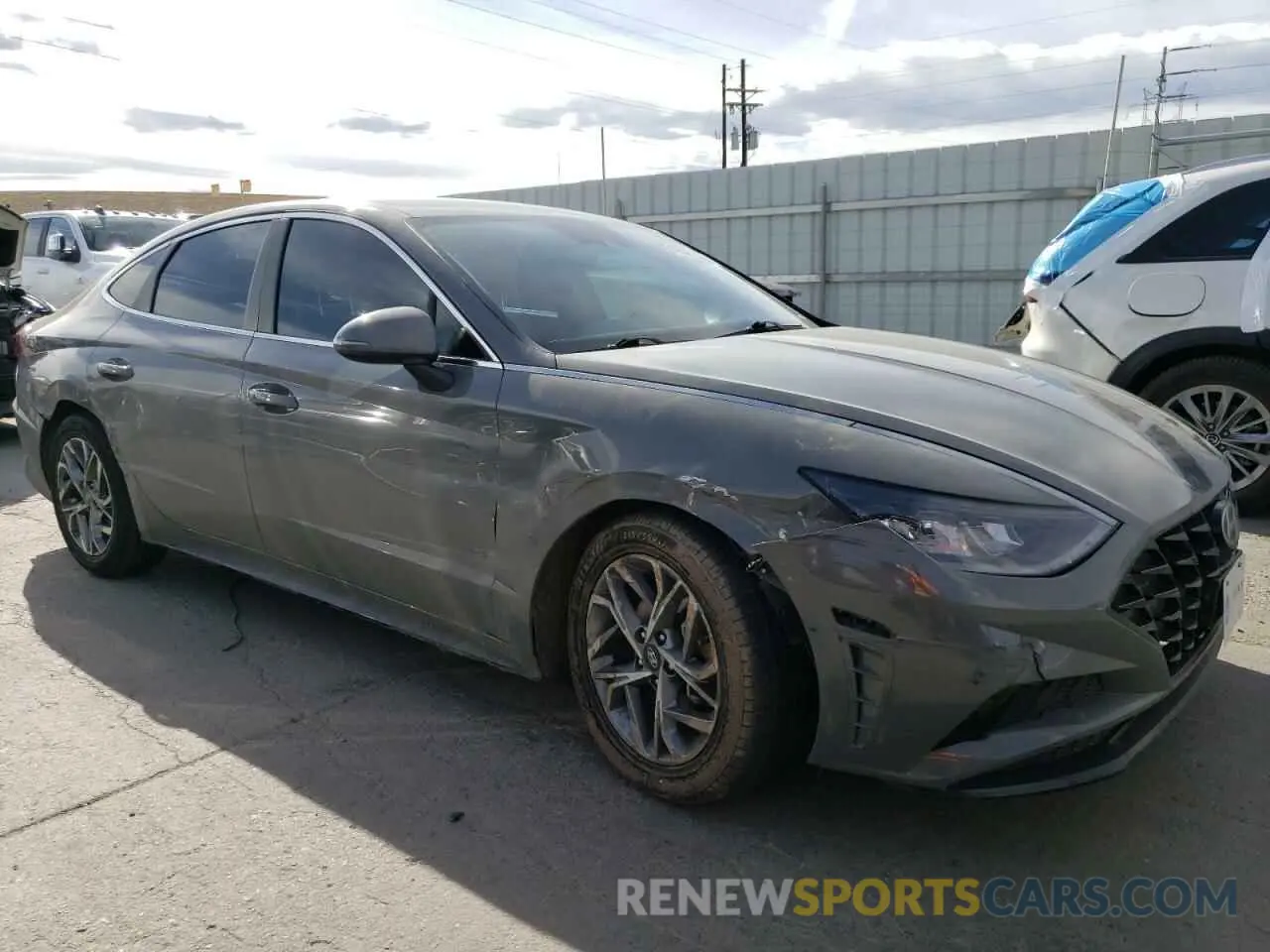4 fotografías del automóvil dañado KMHL64JAXPA268404 HYUNDAI SONATA 2023