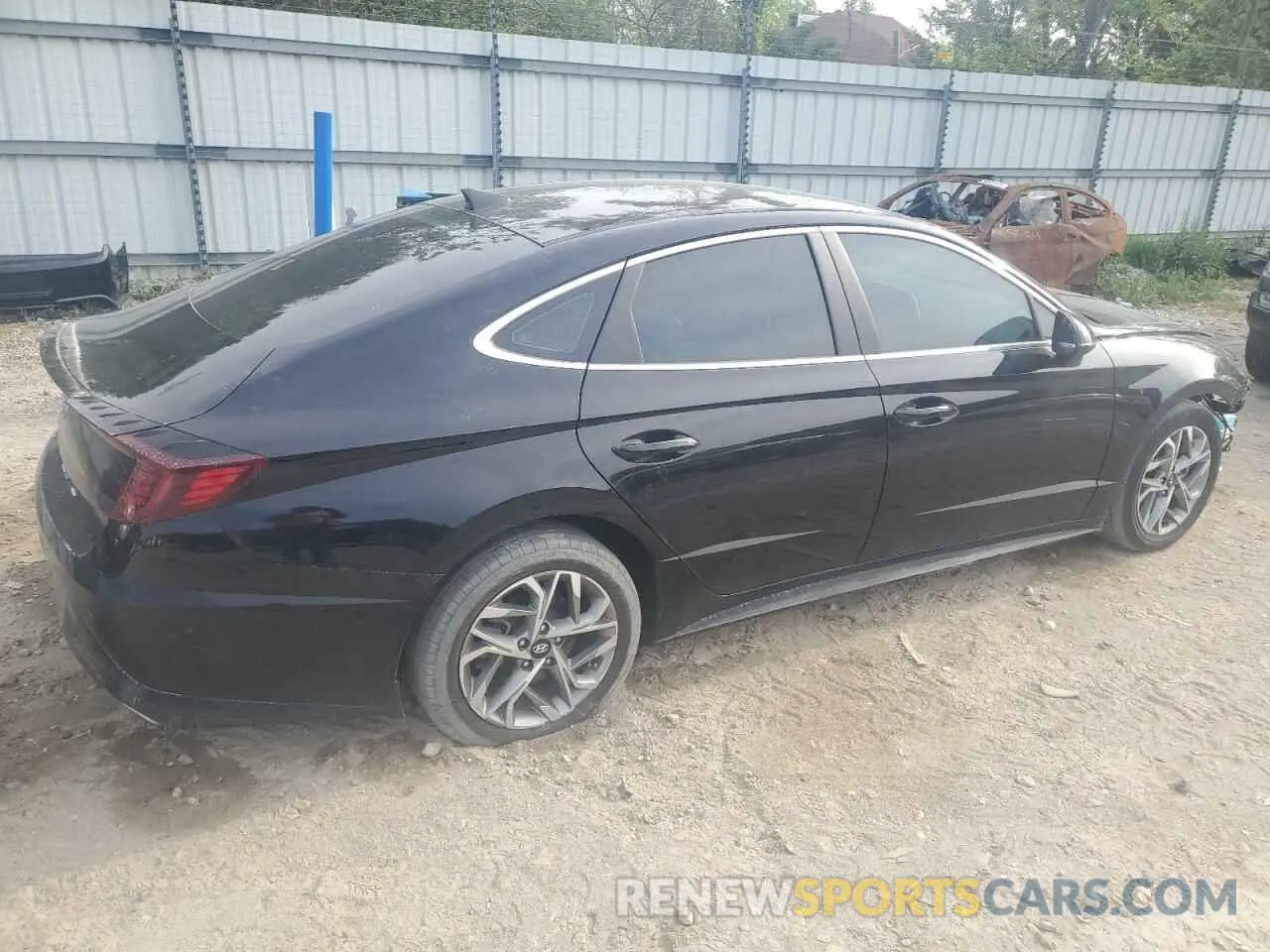 3 fotografías del automóvil dañado KMHL64JAXPA301322 HYUNDAI SONATA 2023