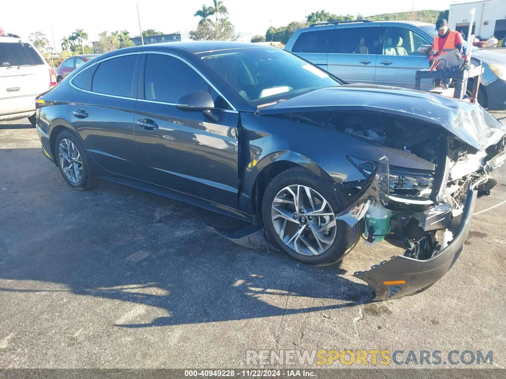 1 fotografías del automóvil dañado KMHL64JAXPA325734 HYUNDAI SONATA 2023