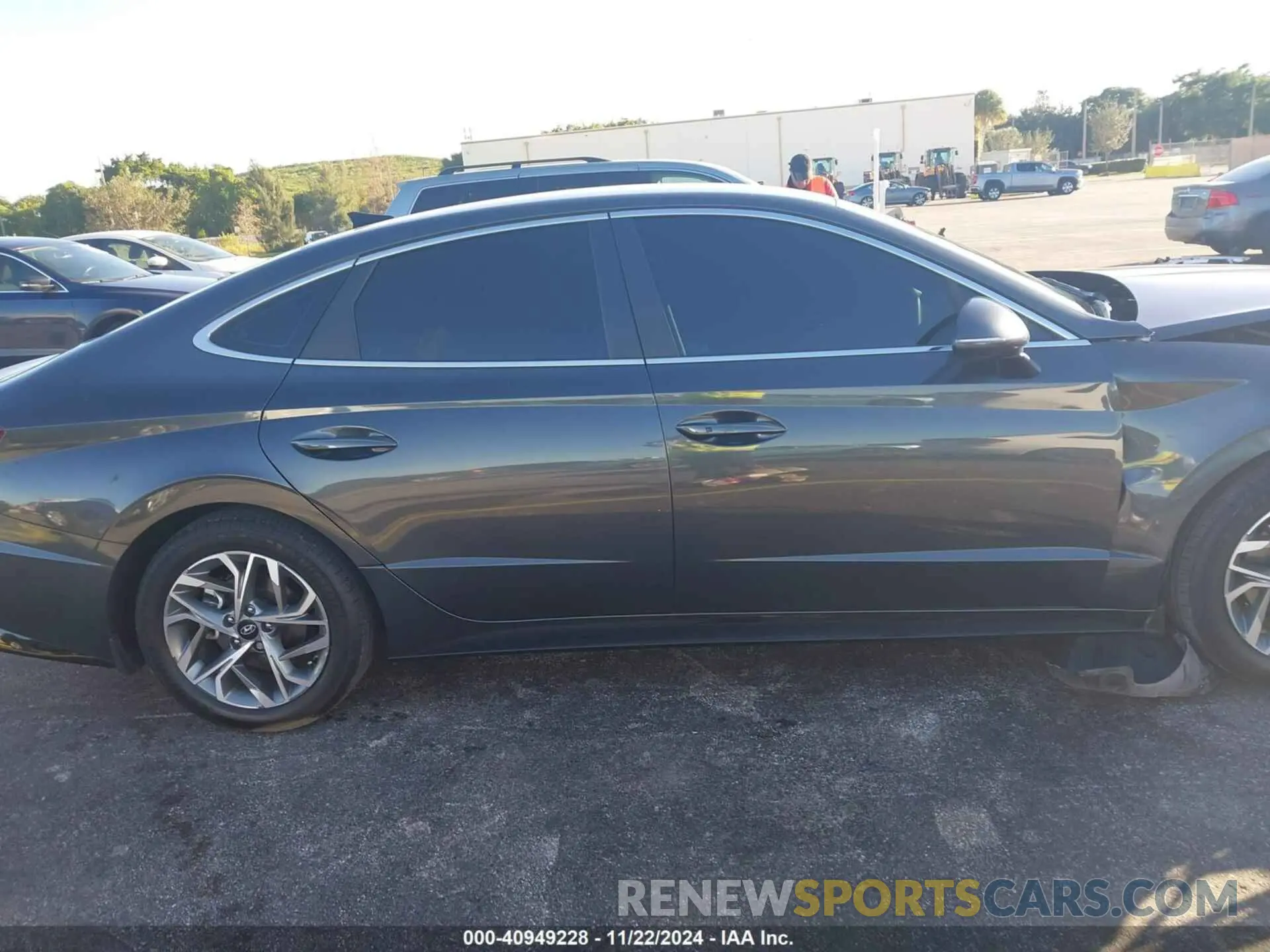 13 fotografías del automóvil dañado KMHL64JAXPA325734 HYUNDAI SONATA 2023