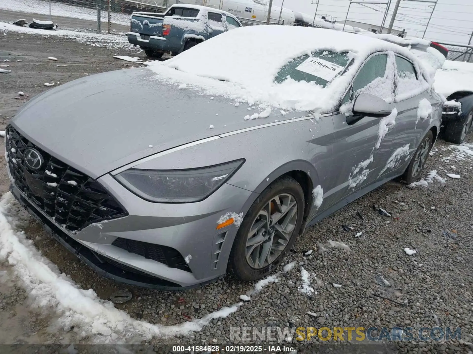 2 fotografías del automóvil dañado KMHL64JAXPA332232 HYUNDAI SONATA 2023