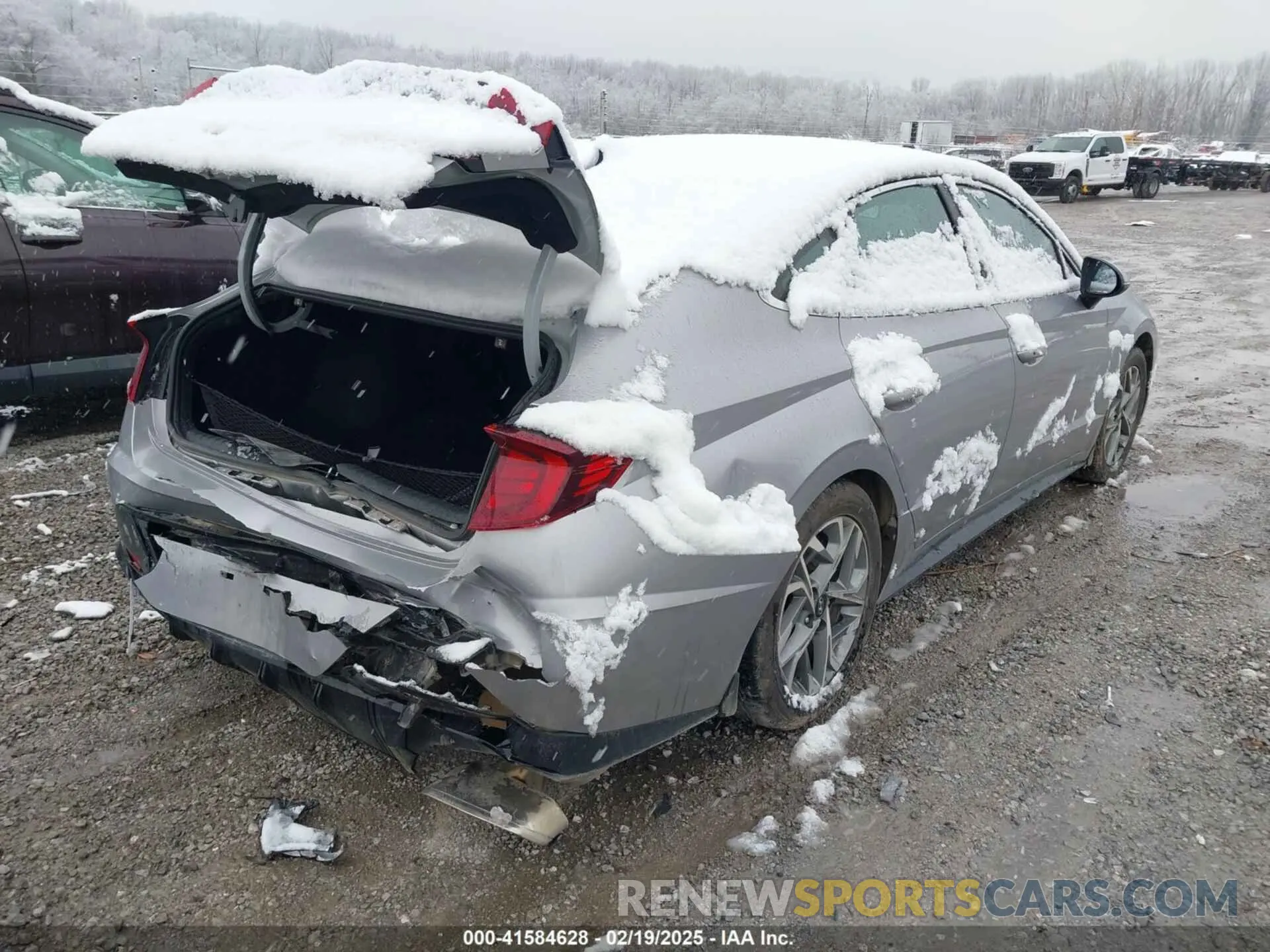 4 fotografías del automóvil dañado KMHL64JAXPA332232 HYUNDAI SONATA 2023