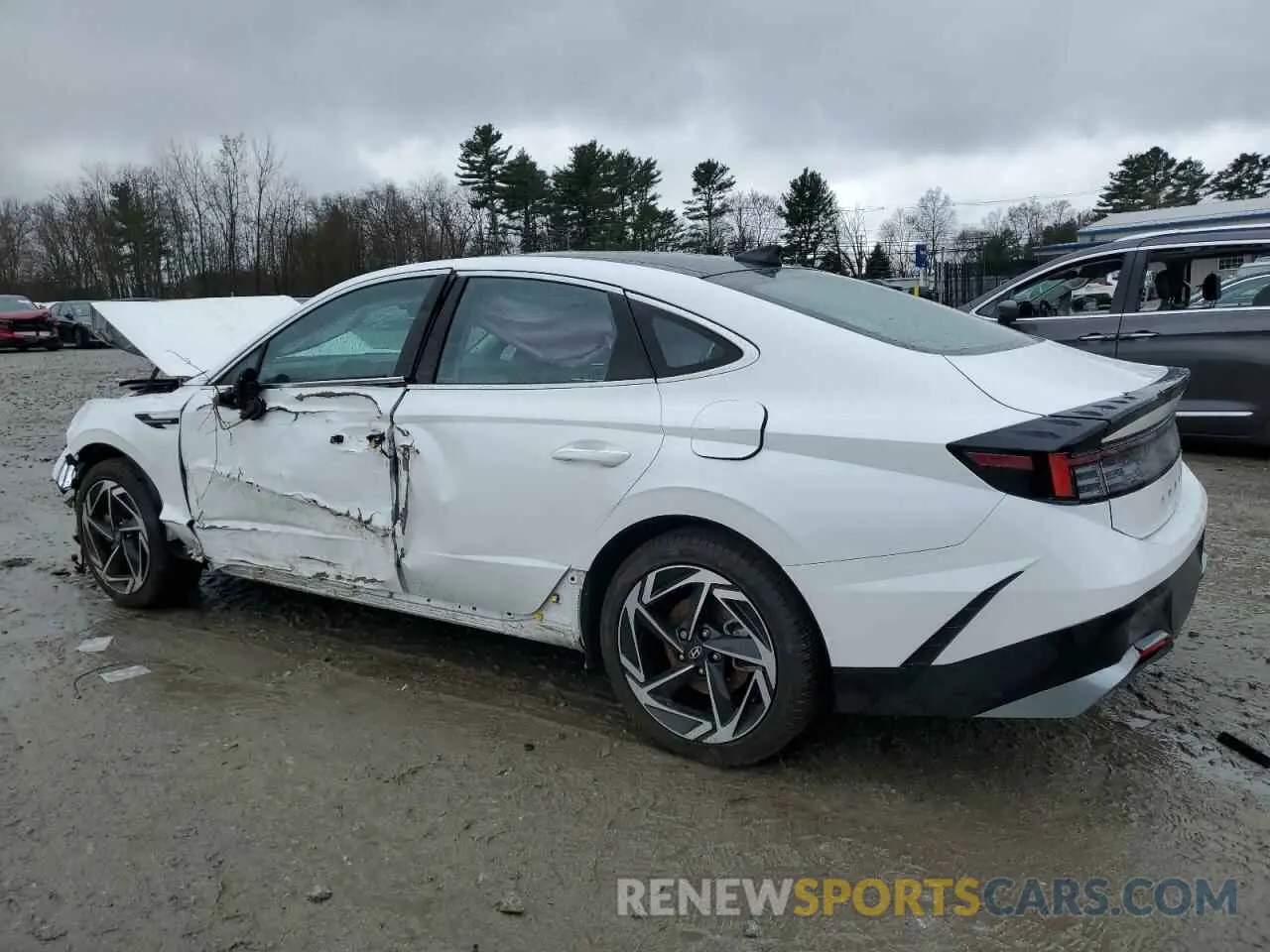 2 fotografías del automóvil dañado KMHL14JA0RA407134 HYUNDAI SONATA 2024