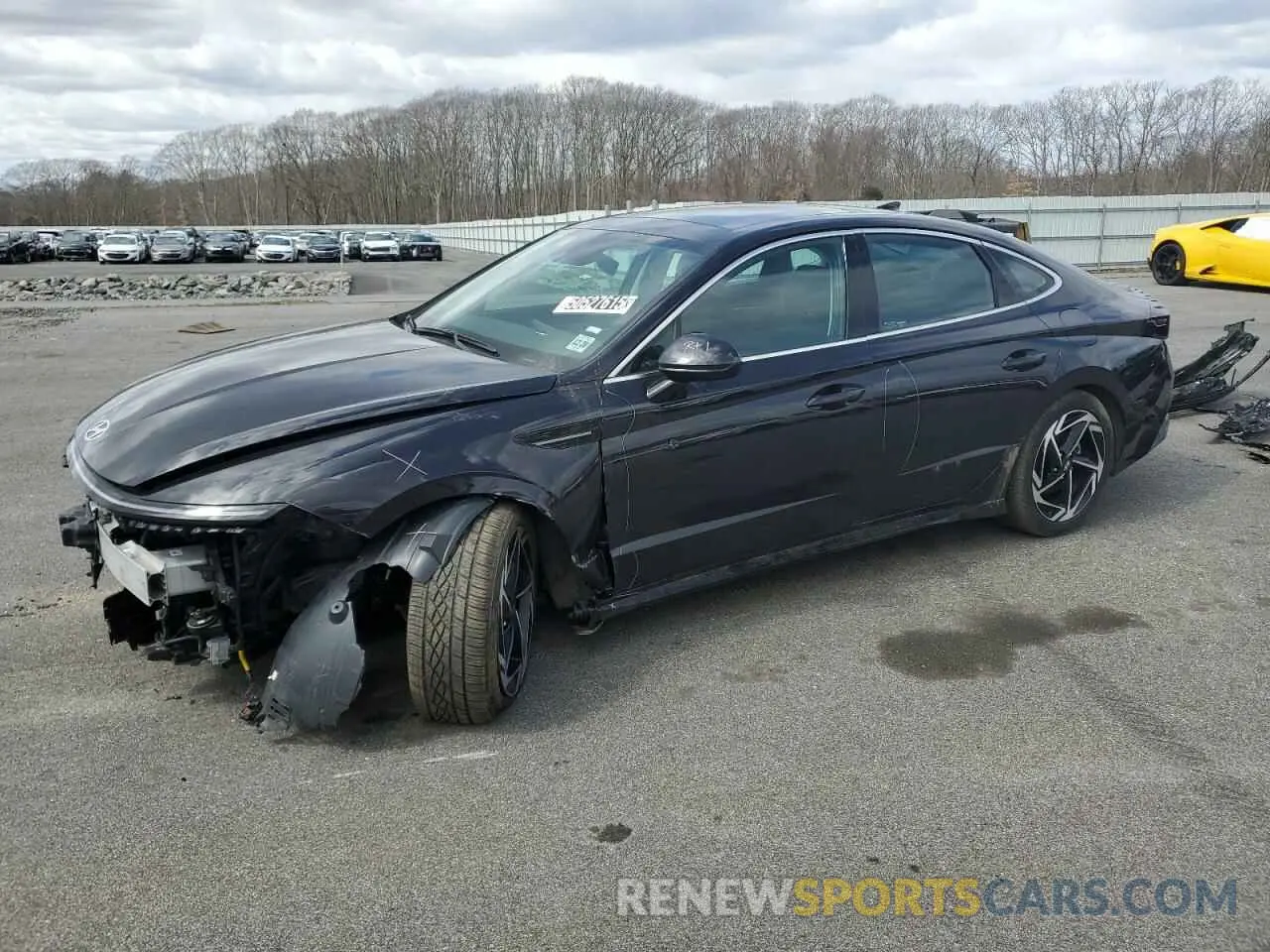 1 fotografías del automóvil dañado KMHL14JA1RA350345 HYUNDAI SONATA 2024