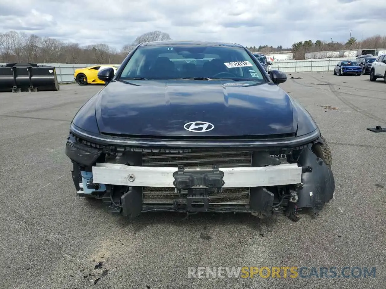 5 fotografías del automóvil dañado KMHL14JA1RA350345 HYUNDAI SONATA 2024