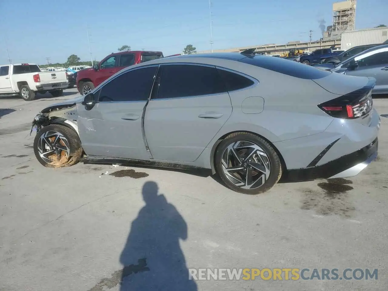 2 fotografías del automóvil dañado KMHL14JA1RA383443 HYUNDAI SONATA 2024