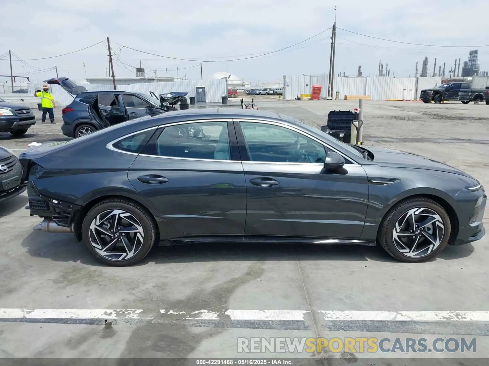 14 fotografías del automóvil dañado KMHL14JA1RA389730 HYUNDAI SONATA 2024