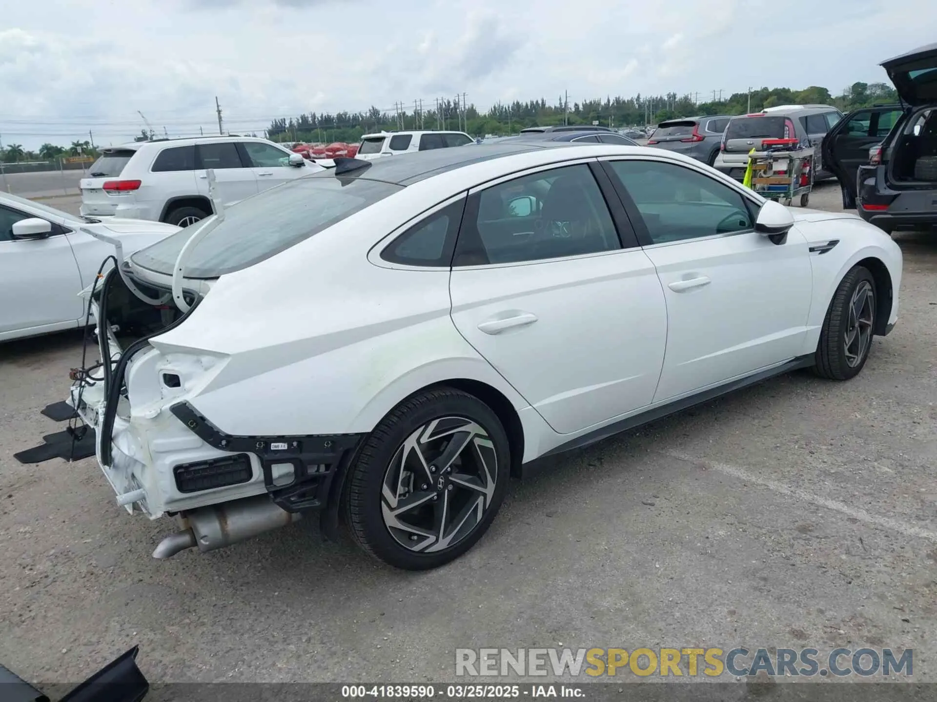 4 fotografías del automóvil dañado KMHL14JA1RA418157 HYUNDAI SONATA 2024