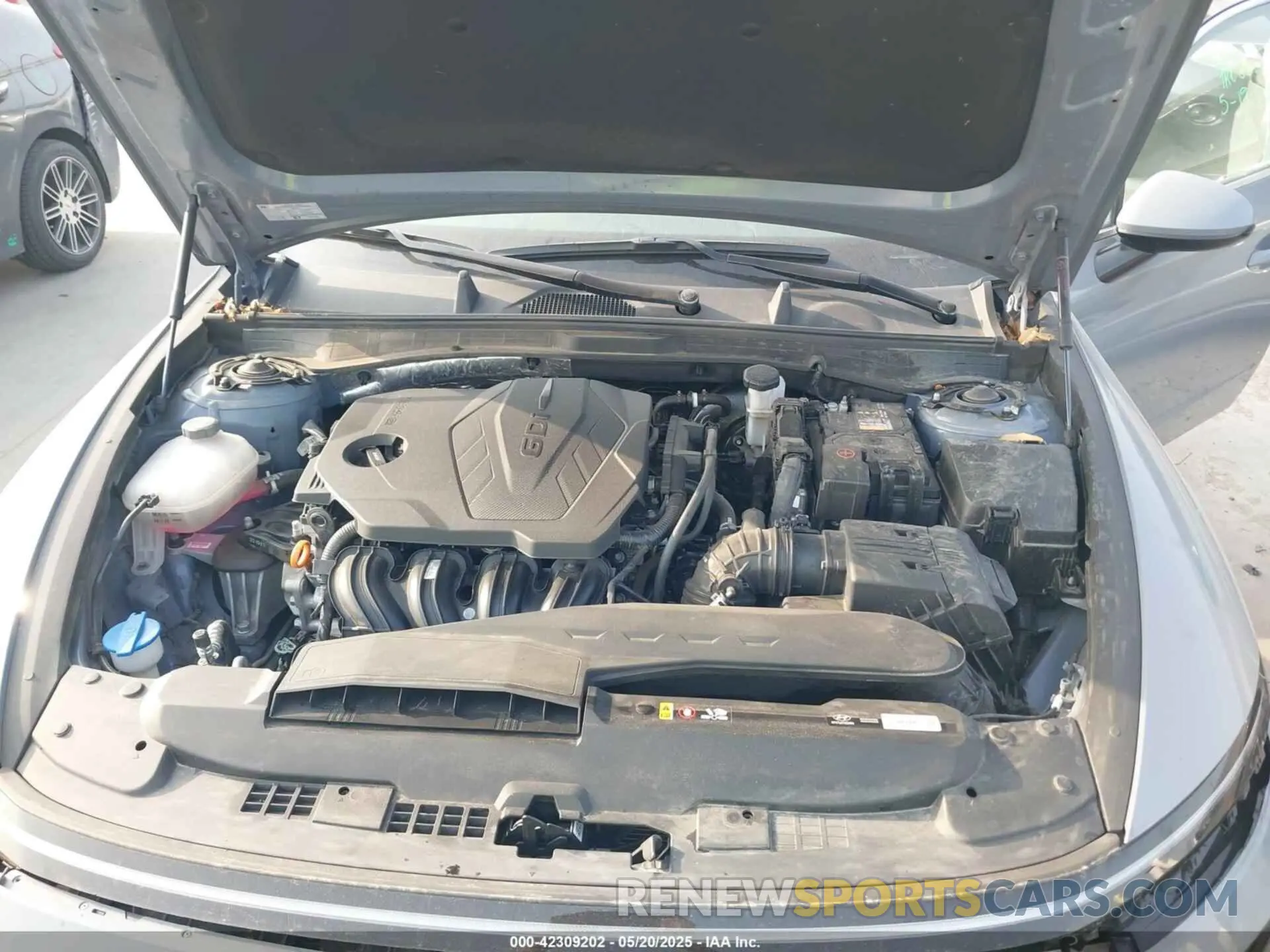 10 fotografías del automóvil dañado KMHL14JA2RA350015 HYUNDAI SONATA 2024