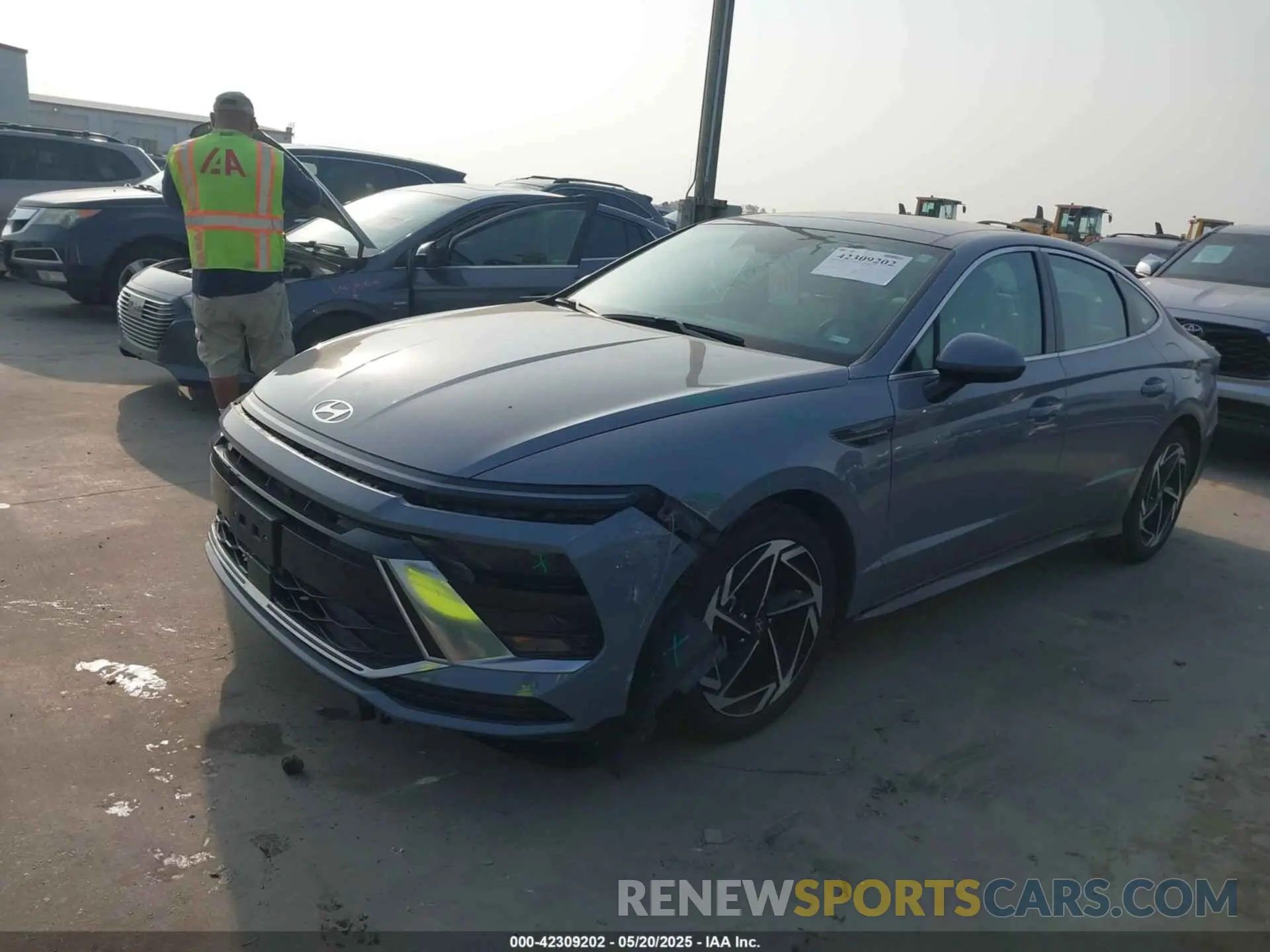 2 fotografías del automóvil dañado KMHL14JA2RA350015 HYUNDAI SONATA 2024