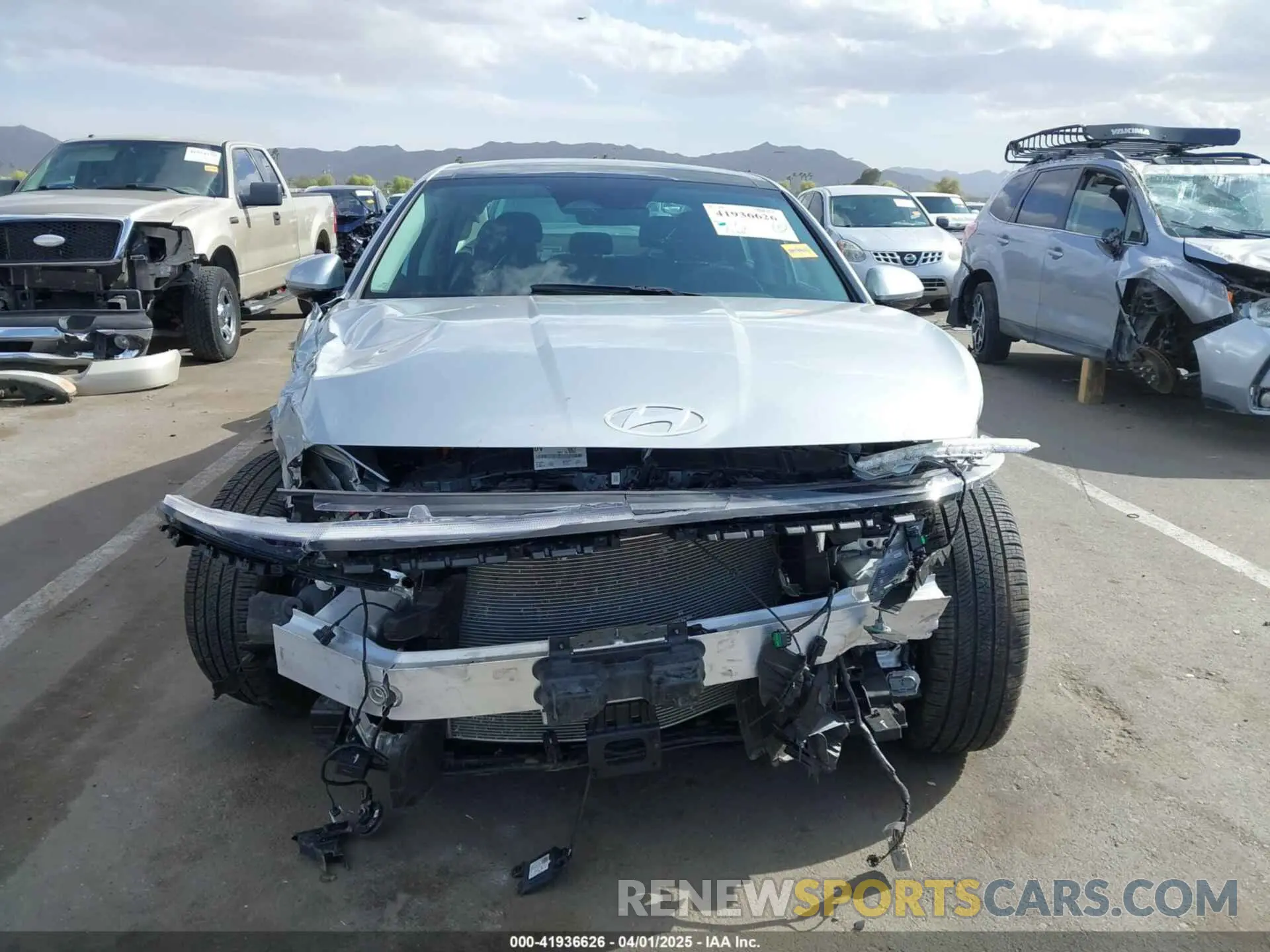 12 fotografías del automóvil dañado KMHL14JA2RA352363 HYUNDAI SONATA 2024