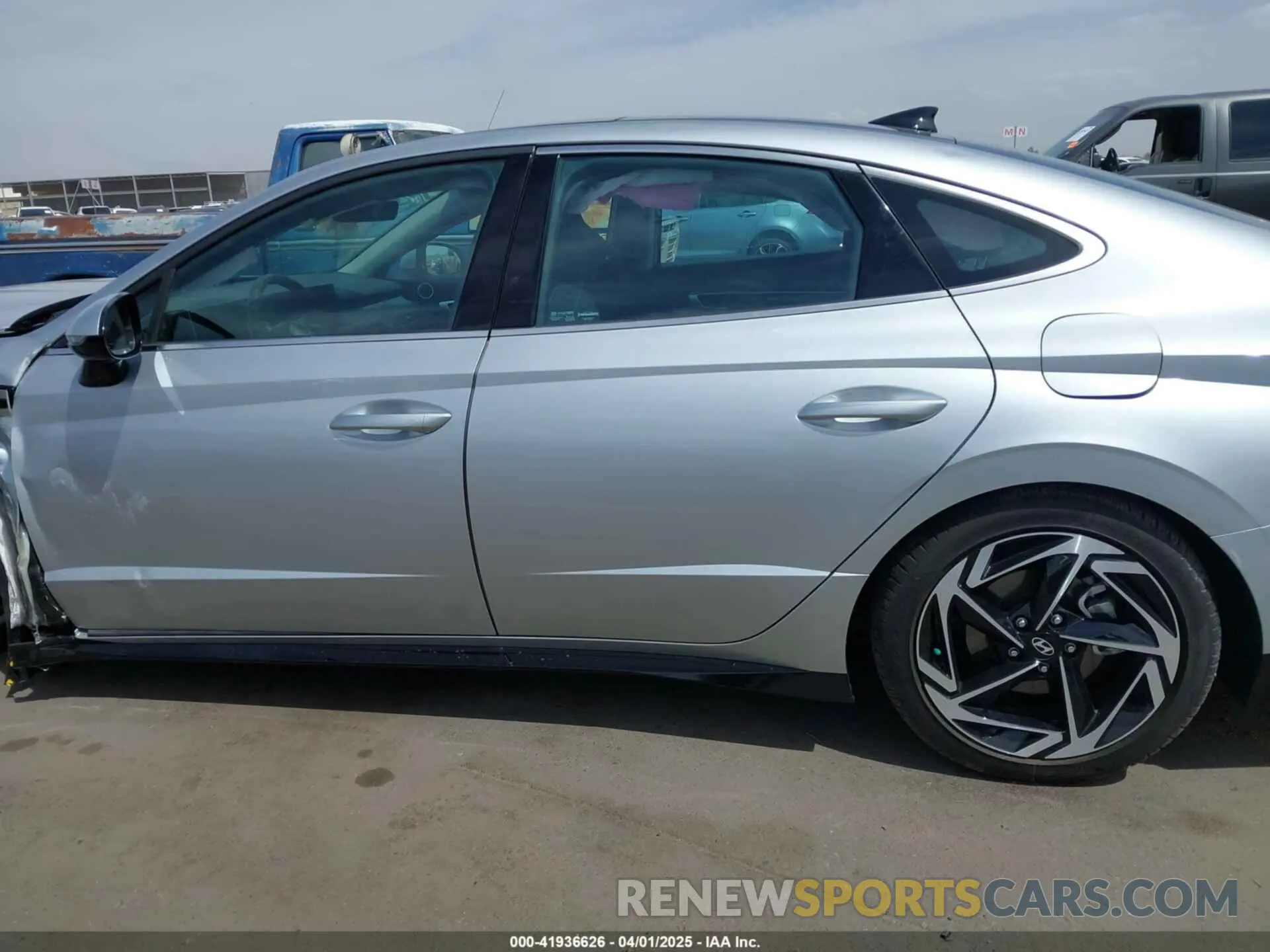 14 fotografías del automóvil dañado KMHL14JA2RA352363 HYUNDAI SONATA 2024
